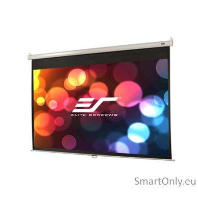 Elite Screens Manual Series M106XWH Diagonal 106 ", 16:9, Viewable screen width (W) 235 cm, White 1