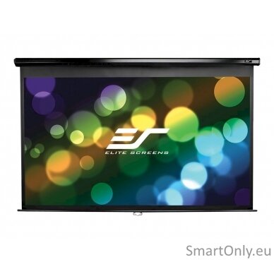 Elite Screens Manual Series M135UWH2 Diagonal 135 ", 16:9, Viewable screen width (W) 299 cm, Black