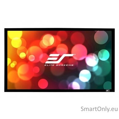 Elite Screens SableFrame Series ER110WH1 Diagonal 110 ", 16:9, Viewable screen width (W) 244 cm, Black