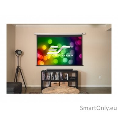 Elite Screens Spectrum Series Electric120V Diagonal 120 ", 4:3, Viewable screen width (W) 244 cm, White 8