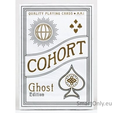 Ellusionist Cohort Ghost Edition žaidimo kortos 1