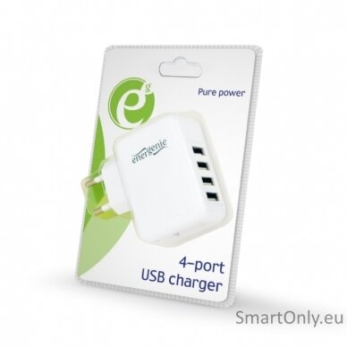EnerGenie Universal USB charger EG-U4AC-02 White 5