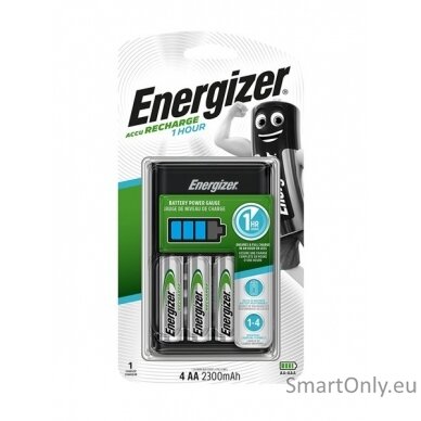 Energizer ACCU Recharge 1 Hour Baterijų įkroviklis