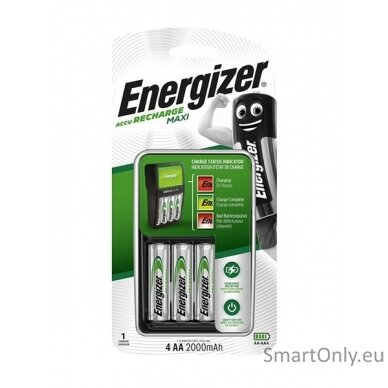 Energizer ACCU Recharge MAXI Baterijų įkroviklis