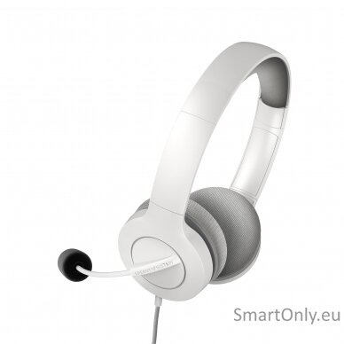 Energy Sistem Headset Office 3 White (USB and 3.5 mm plug, volume and mute control, retractable boom mic) 1