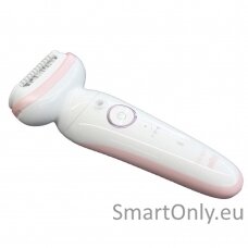 Epilator | SES9000 Silk-epil 9 SkinSpa | Operating time (max) 50 min | Number of power levels 2 | Wet & Dry | White/Pink