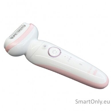 Epilator | SES9000 Silk-epil 9 SkinSpa | Operating time (max) 50 min | Number of power levels 2 | Wet & Dry | White/Pink 1