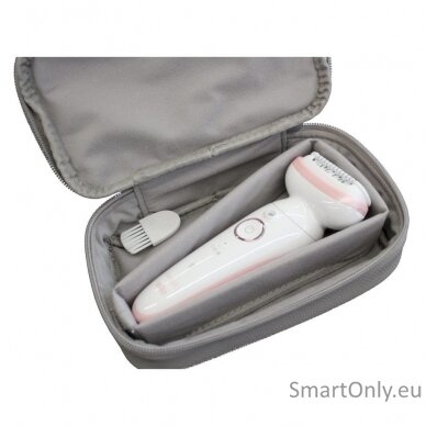 Epilator | SES9000 Silk-epil 9 SkinSpa | Operating time (max) 50 min | Number of power levels 2 | Wet & Dry | White/Pink 3