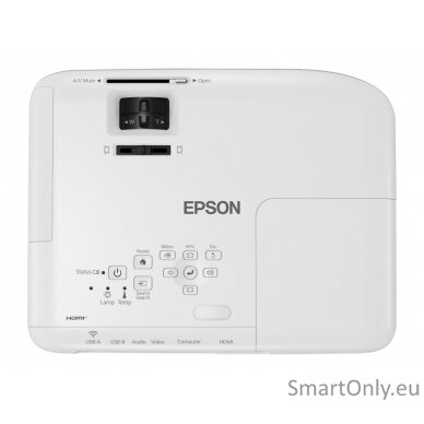 Epson 3LCD projector EB-W06 WXGA (1280x800), 3700 ANSI lumens, White, Lamp warranty 12 month(s) 10