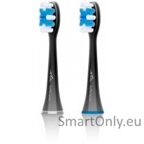 ETA Toothbrush replacement SoftClean ETA070790600  Heads, For adults, Number of brush heads included 2, Black