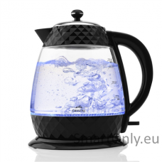 ETA Crystal Kettle ETA315490000 Electric 2200 W 1.7 L Glass 360° rotational base Glass/Black