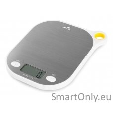 ETA Kitchen scales Grami ETA377790000 Maximum weight (capacity) 8 kg Graduation 1 g Display type LCD White/Stainless steel