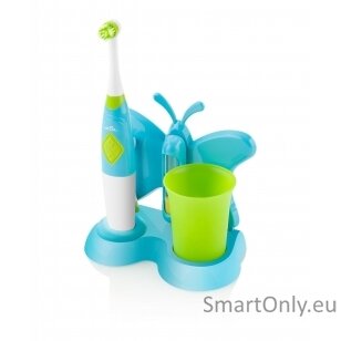 ETA Sonetic dantų šepetėlis vaikams su puodeliu ir laikikliu