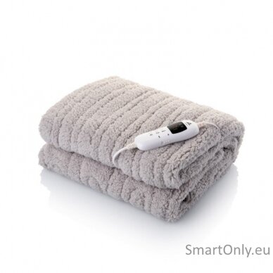 ETA Electric Heated Blanket 4325 90000 Number of heating levels 9 Number of persons 1 Washable Remote control Shu velveteen & Coral fleece 120 W Beige