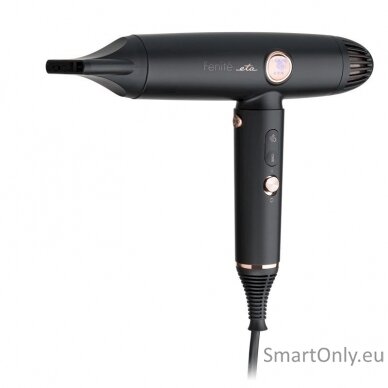 ETA Fenité Exclusive ETA931990000 Hair dryer, 1400 W, Self-cleaning system, Black edition ETA