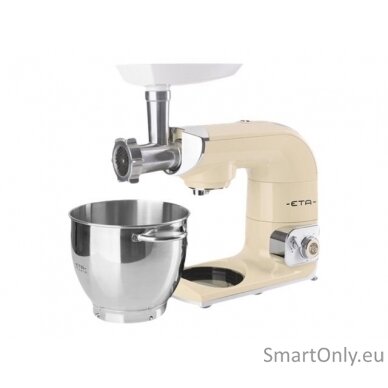 ETA Food processor ETA002890062 Gratus STORIO 1200 W Bowl capacity 5.5 L Number of speeds 6 Blender Meat mincer Beige 5