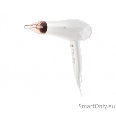 ETA Hair Dryer ETA832090000 2200 W, Number of temperature settings 3, Ionic function, Diffuser nozzle, White