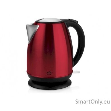 ETA Kettle 359090010 Standard 2200 W 1.7 L Stainless steel 360° rotational base Red 2