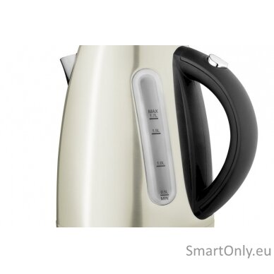 ETA Kettle ELA ETA859890070 Standard 2100 W 1.7 L Stainless steel 360° rotational base Cream 3