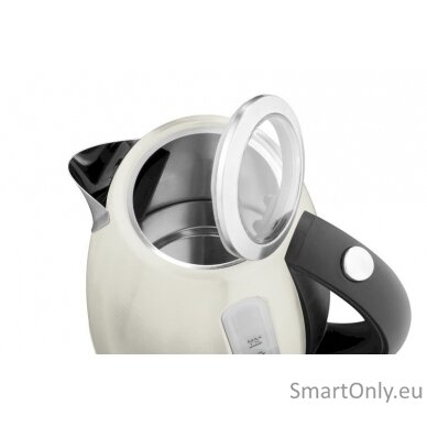 ETA Kettle ELA ETA859890070 Standard 2100 W 1.7 L Stainless steel 360° rotational base Cream 4