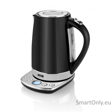 ETA Kettle ETA158790000 With electronic control 2200 W 1.7 L Stainless steel 360° rotational base Black