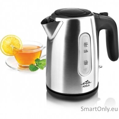 ETA Kettle | ETA160490000 ADÉLA | Electric | 1600 W | 1 L | Stainless Steel | 360° rotational base | Stainless Steel 7