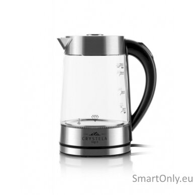 ETA Kettle | ETA515490000 CRYSTELA DIGI II | Electric | 2200 W | 1.7 L | Glass | 360° rotational base | Glass 1