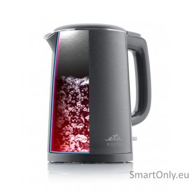 ETA Kettle | ETA859590020 EDITA | Electric | 2200 W | 1.5 L | Stainless steel | 360° rotational base | Gray 4