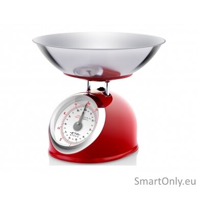 ETA Kitchen scale ETA577790030 Storio Maximum weight (capacity) 5 kg Graduation 25 g Red