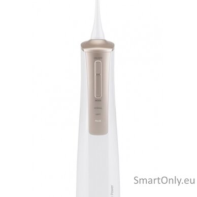 ETA Oral Irrigator Sonetic ETA270890000 Cordless, 200 ml, Number of heads 2, White/Gold 2