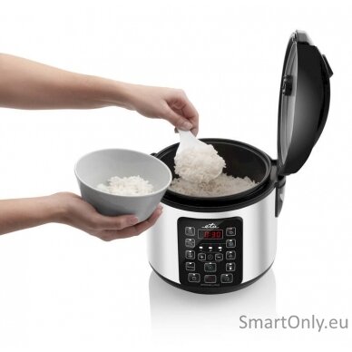 ETA Rice cooker ETA413190000 Granellino 500 W 1.5 L Number of programs 9 Stainless steel/Black 4