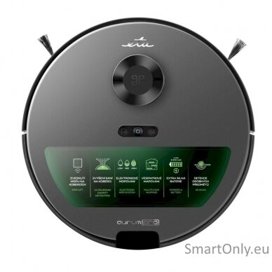 ETA Robot Vacuum Cleaner | Aurum PRO ETA624190000 | Wet&Dry | Operating time (max) 240 min | Li-ion | 5200 mAh | Dust capacity 0.25 L | Grey 3