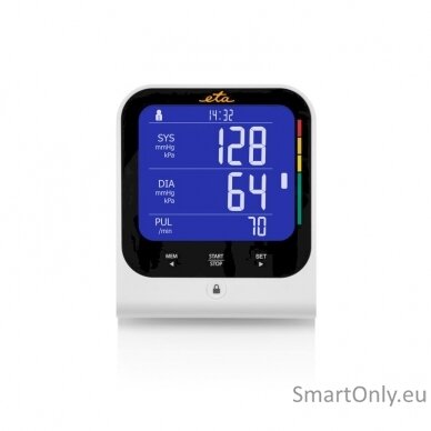 ETA Smart Blood pressure monitor ETA429790000 Memory function, Number of users 2 user(s), Auto power off 2