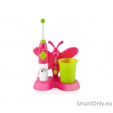 ETA Toothbrush with water cup and holder Sonetic Pink for kids 8