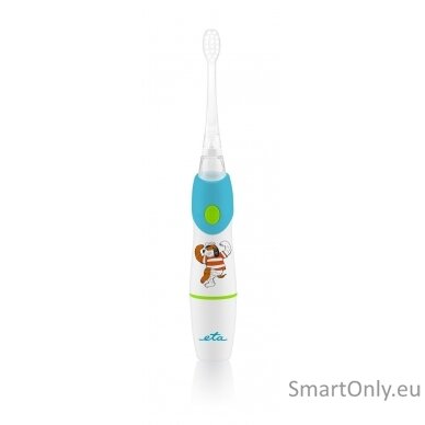 ETA SONETIC Toothbrush  ETA071090000 Rechargeable For kids Number of brush heads included 2 Number of teeth brushing modes Does not apply Sonic technology White/Light blue 2