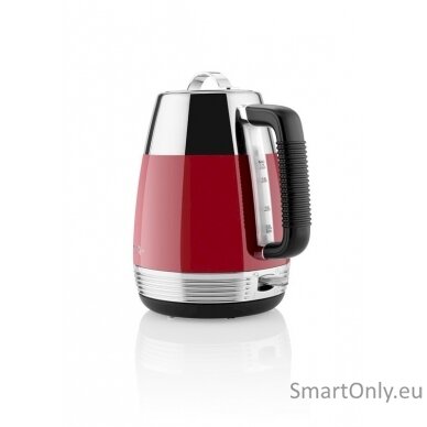 ETA Storio Kettle ETA918690030 Standard 2150 W 1.7 L Stainless steel 360° rotational base Red 2