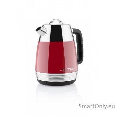 ETA Storio Kettle ETA918690030 Standard 2150 W 1.7 L Stainless steel 360° rotational base Red 3