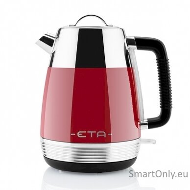 ETA Storio Kettle ETA918690030 Standard 2150 W 1.7 L Stainless steel 360° rotational base Red