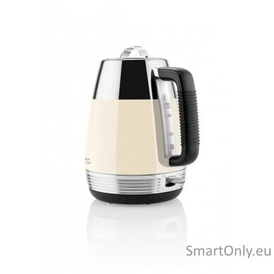 ETA Storio Kettle ETA918690040 Standard 2150 W 1.7 L Stainless steel 360° rotational base Beige 5