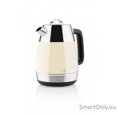 ETA Storio Kettle ETA918690040 Standard 2150 W 1.7 L Stainless steel 360° rotational base Beige 6