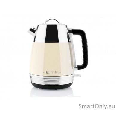 ETA Storio Kettle ETA918690040 Standard 2150 W 1.7 L Stainless steel 360° rotational base Beige 7