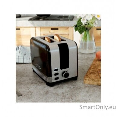 ETA Storio Toaster ETA916690020 Power 930 W Housing material Stainless steel Black 1