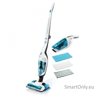 ETA Vacuum Cleaner ETA645390000 Moneto II Aqua Plus Cordless operating Handstick 3in1 Washing function 21.6 V N/A W Operating time (max) 50 min White/Blue