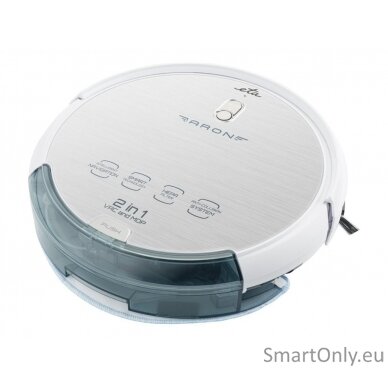 ETA Vacuum Cleaner Robot ETA351290000 Aron Dry, Operating time (max) 120 min,  Li-Ion, 2400 mAh, Dust capacity 0.3 L, White