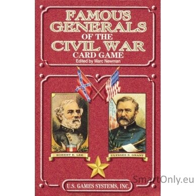 Famous Generals of the Civil War žaidimo kortos 3