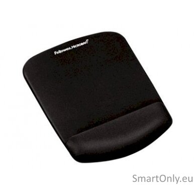 Fellowes | Mouse pad with wrist support PlushTouch | Mouse pad with wrist pillow | 238 x 184 x 25.4 mm | Black 1