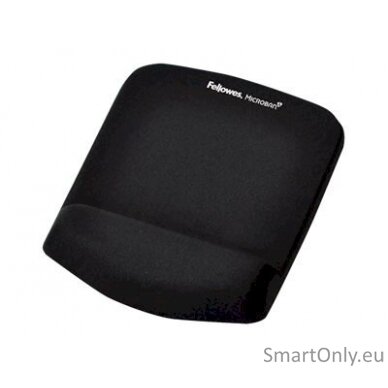 Fellowes | Mouse pad with wrist support PlushTouch | Mouse pad with wrist pillow | 238 x 184 x 25.4 mm | Black