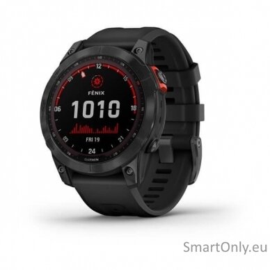 fenix 7 Solar, Slate Gray w/Black Band, EMEA/AUS/AFR/S.AM