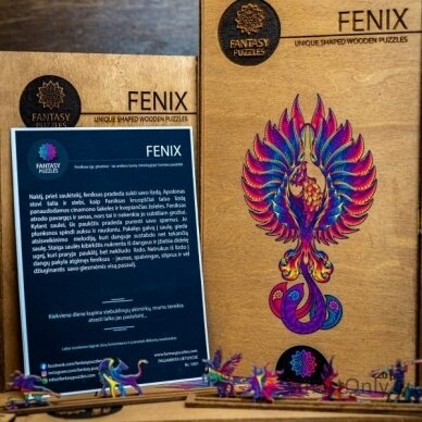 Fenix Dėlionė Iš Medžio L Dydis (240 detalių) Fantasy Puzzles 10