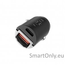 Fixed Car Charger Fast charging, Black, 30 W